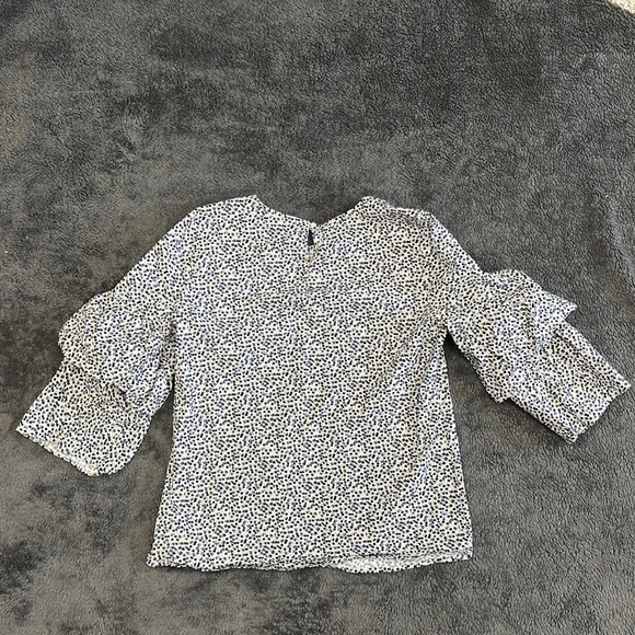 J crew printed tiered bell-sleeve top - Picture 8 of 11